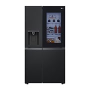 LG  Lodówka LG side by side | Ciemny grafit | Szyba InstaView| 635 L | Klasa E | ThinQ| DoorCooling+ | Kostkarka |  Total No Frost | GSGV80EPLL, GSGV80EPLL