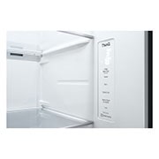 LG  Lodówka LG side by side | Ciemny grafit | Szyba InstaView| 635 L | Klasa E | ThinQ| DoorCooling+ | Kostkarka |  Total No Frost | GSGV80EPLL, GSGV80EPLL