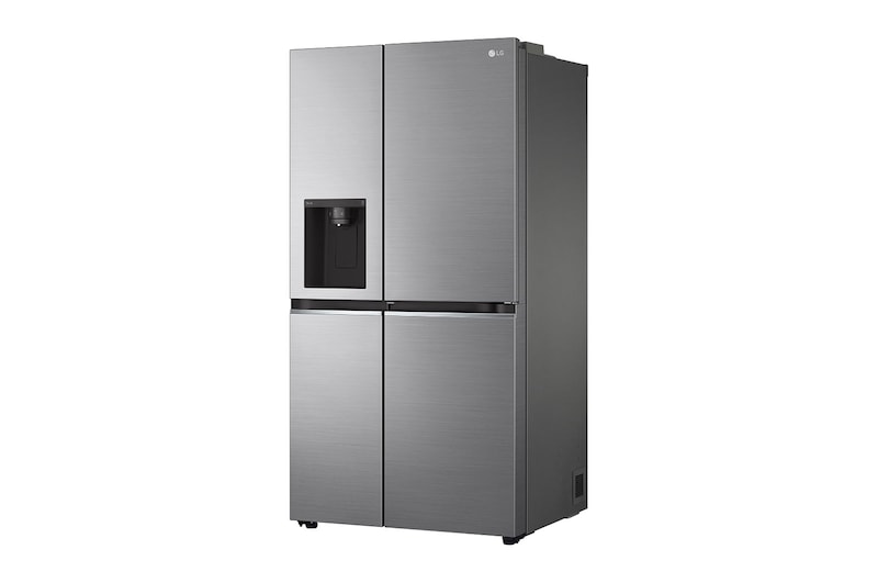 LG Lodówko-zamrażarka Side by side LG | Door-in-Door | srebrna | DoorCooling+™ | Total No Frost | 635 L | GSJV51PZTE, GSJV51PZTE