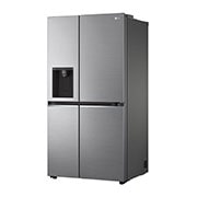 LG Lodówko-zamrażarka Side by side LG | Door-in-Door | srebrna | DoorCooling+™ | Total No Frost | 635 L | GSJV51PZTE, GSJV51PZTE