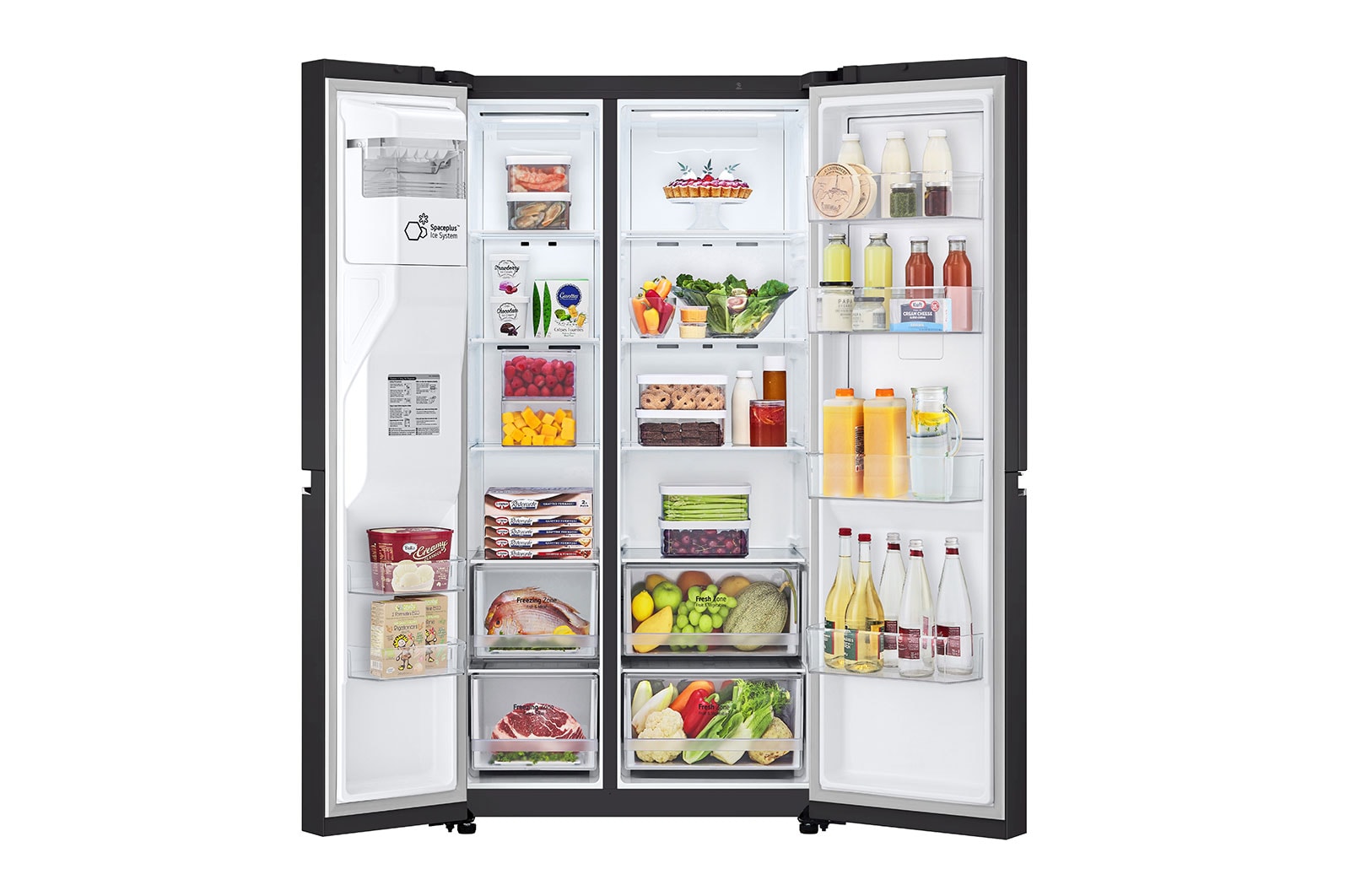 LG Lodówko-zamrażarka LG Side-by-Side Door-in-Door ThinQ 635L GSJV70WBTF, GSJV70WBTF