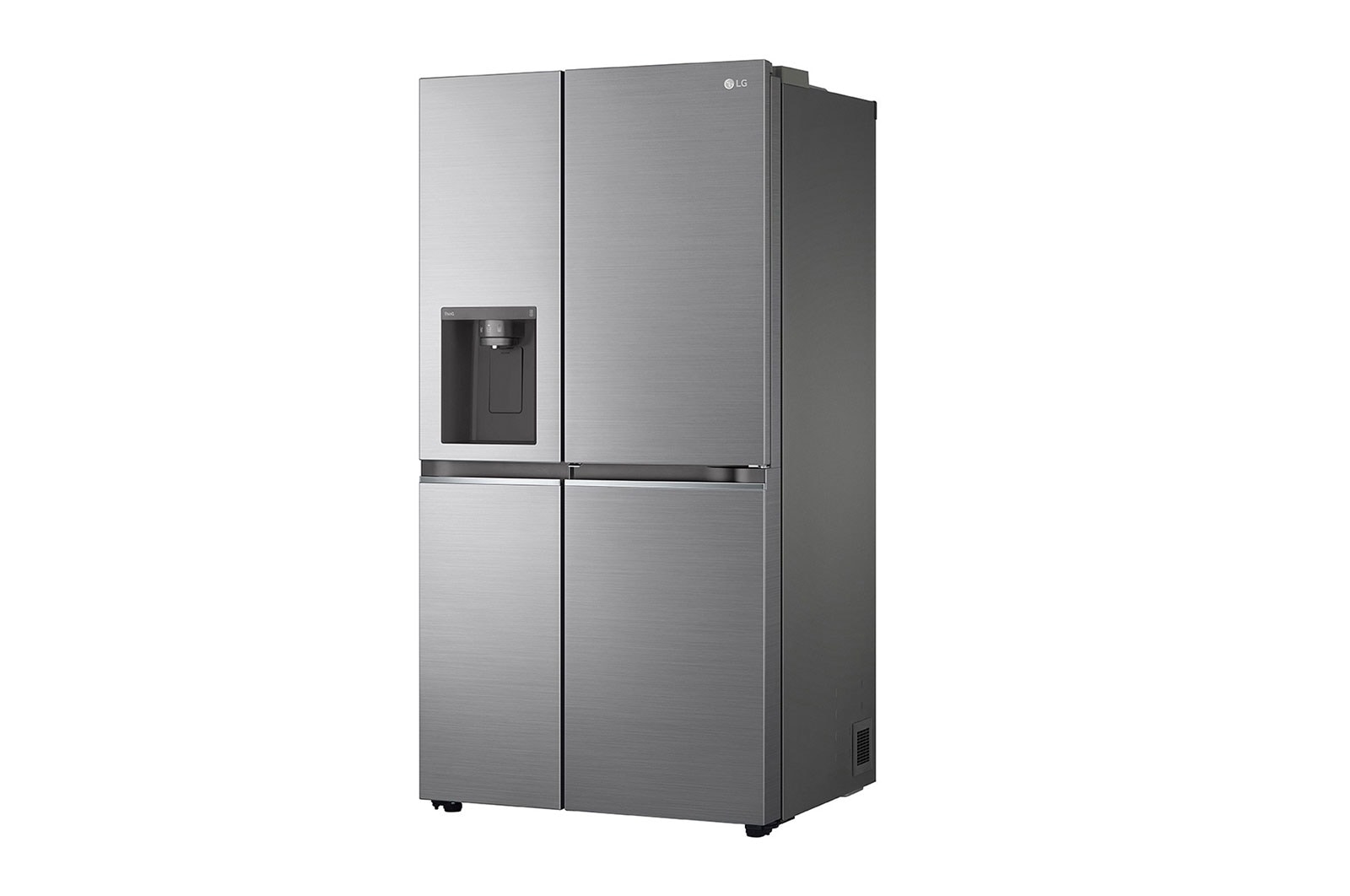 LG Lodówko-zamrażarka LG Side-by-Side | srebrna | ThinQ  | 635L | DoorCooling+ |Total No Frost | GSJV71PZTE, GSJV71PZTE