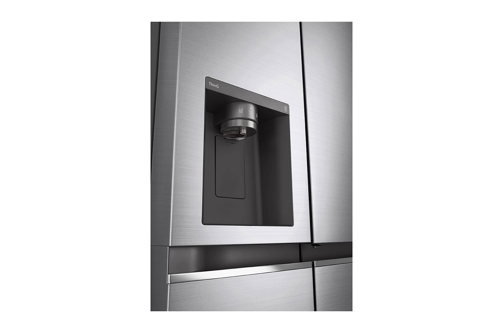 LG Lodówko-zamrażarka LG Side-by-Side | srebrna | ThinQ  | 635L | DoorCooling+ |Total No Frost | GSJV71PZTE, GSJV71PZTE