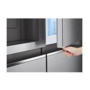 LG Lodówko-zamrażarka LG Side-by-Side | srebrna | ThinQ  | 635L | DoorCooling+ |Total No Frost | GSJV71PZTE, GSJV71PZTE