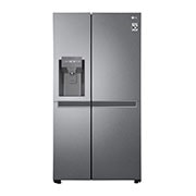 LG Lodówka LG side by side | Ciemny grafit | 634 L |Klasa F | Kostkarka | DoorCooling+ | Total No Frost | GSLV31MCXM, GSLV31MCXM