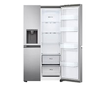 LG Lodówko-zamrażarka LG Side-by-Side | srebrna | ThinQ  | DoorCooling+ | 635L | Total No Frost | GSLV50PZXE, GSLV50PZXE