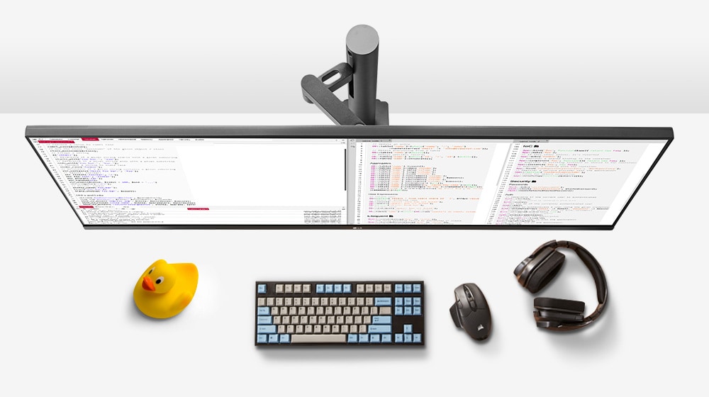 UltraWide Monitor Ergo dla programisty 