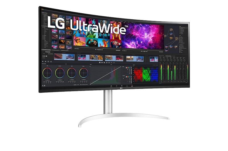 LG Monitor LG 39,7'' Zakrzywiony UltraWide™ 5K2K Nano IPS, 40WP95CP, 40WP95CP-W