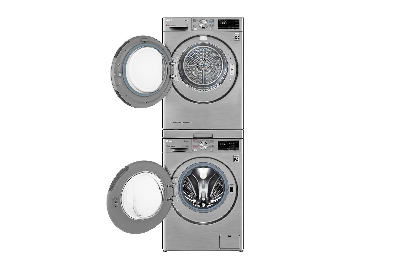 LG Srebrny łącznik pralki z suszarką z wysuwaną półką - DSKSS, DSKSS