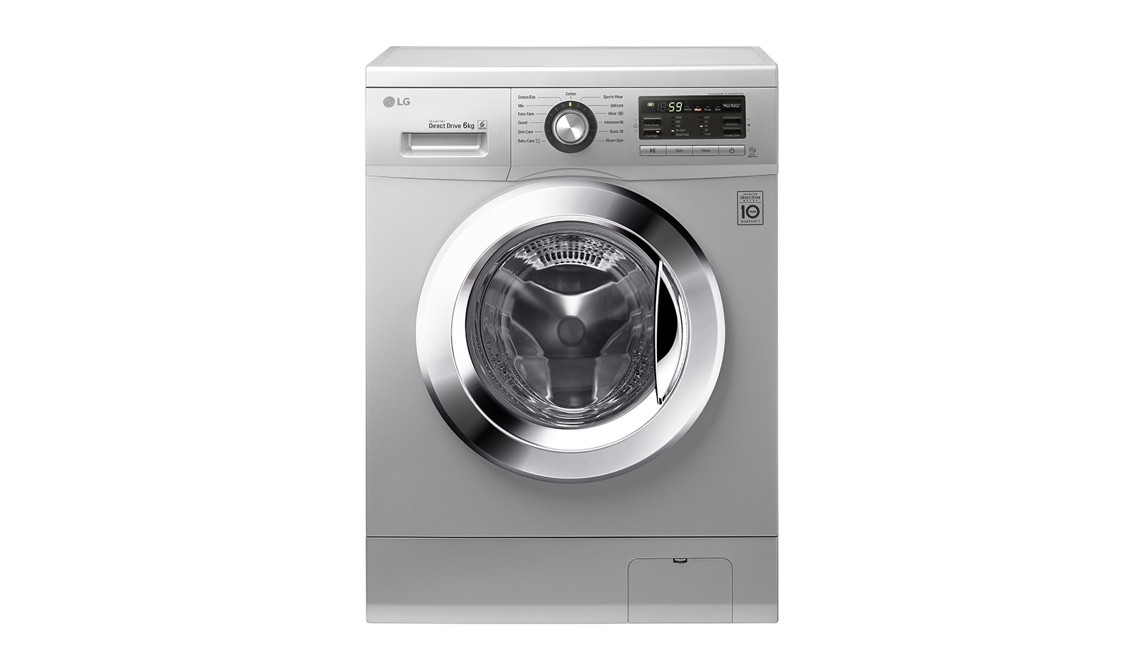 LG 6 KG, SILNIK DIRECT DRIVE Z 10 LETNIĄ GWARANCJĄ, 6 MOTION, 1000 OBR., SMART DIAGNOSIS, 13 PROGRAMÓW, F1096ND4