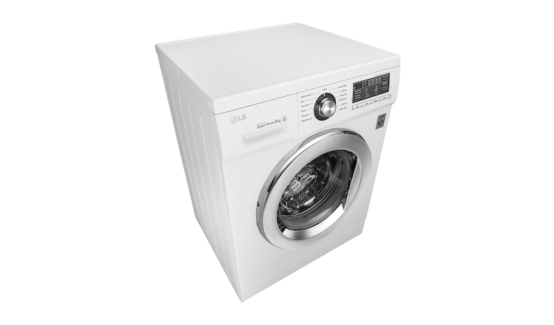 LG 8 kg, silnik Direct Drive z 10 letnią gwarancją, 6 motion, 1200 obr., Smart Diagnosis, 13 programów, F1296TD