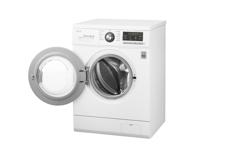 LG 8 kg, silnik Direct Drive z 10 letnią gwarancją, 6 motion, 1200 obr., Smart Diagnosis, 13 programów, F1296TD