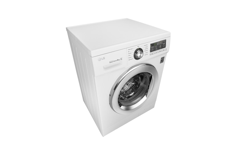 LG 8 kg, silnik Direct Drive z 10 letnią gwarancją, 6 motion, 1200 obr., Smart Diagnosis, 13 programów, F1296TD