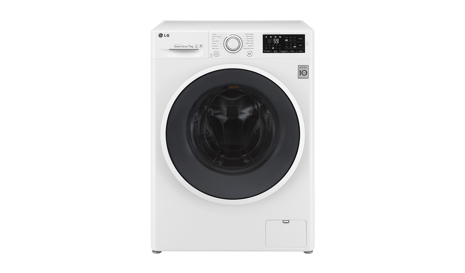 LG 7 kg, TurboWash™, Direct Drive, 1200rpm, NFC, F12U2QDN0