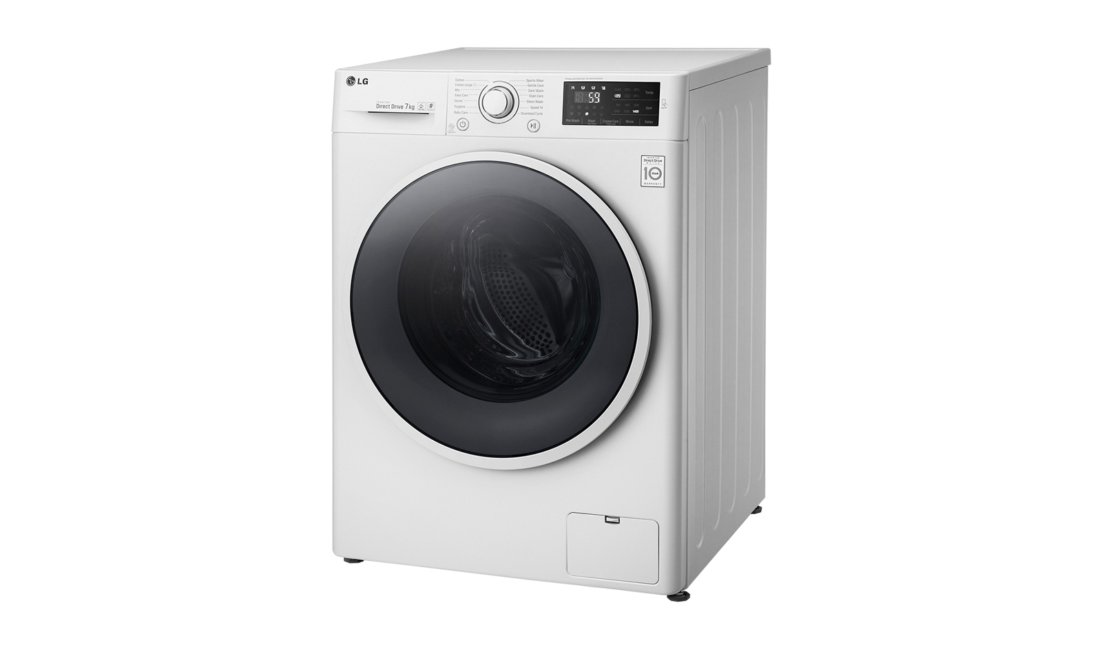 LG 7 kg, TurboWash™, Direct Drive, 1200rpm, NFC, F12U2QDN0