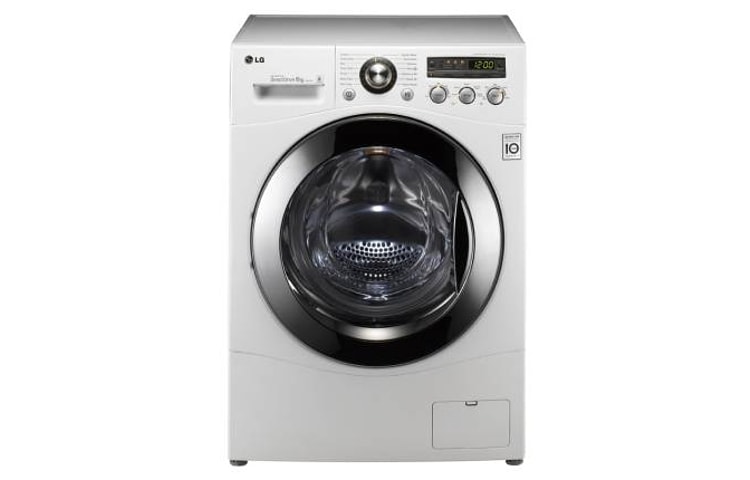 LG 8 kg, silnik Direct Drive z 10 letnią gwarancją, 1400 obr., 6 Motion, Smart Diagnosis, 14 programów, F1481TD