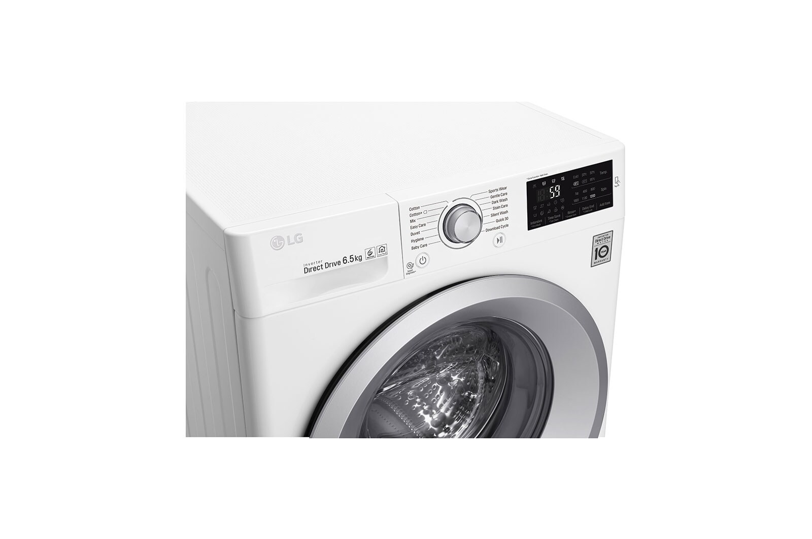 LG Pralka LG C5 slim 6,5kg Steam 1200rpm F2J5WN4W, F2J5WN4W