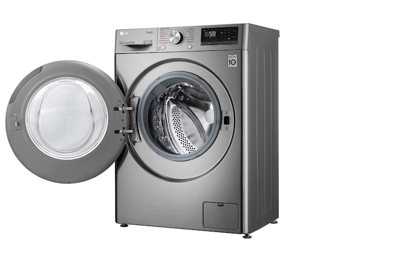 LG Pralka LG Vivace | srebrna | V500 | slim 8,5kg | Steam | 1200 rpm | ThinQ | AIDD | F2WV5S8S2TE, F2WV5S8S2TE