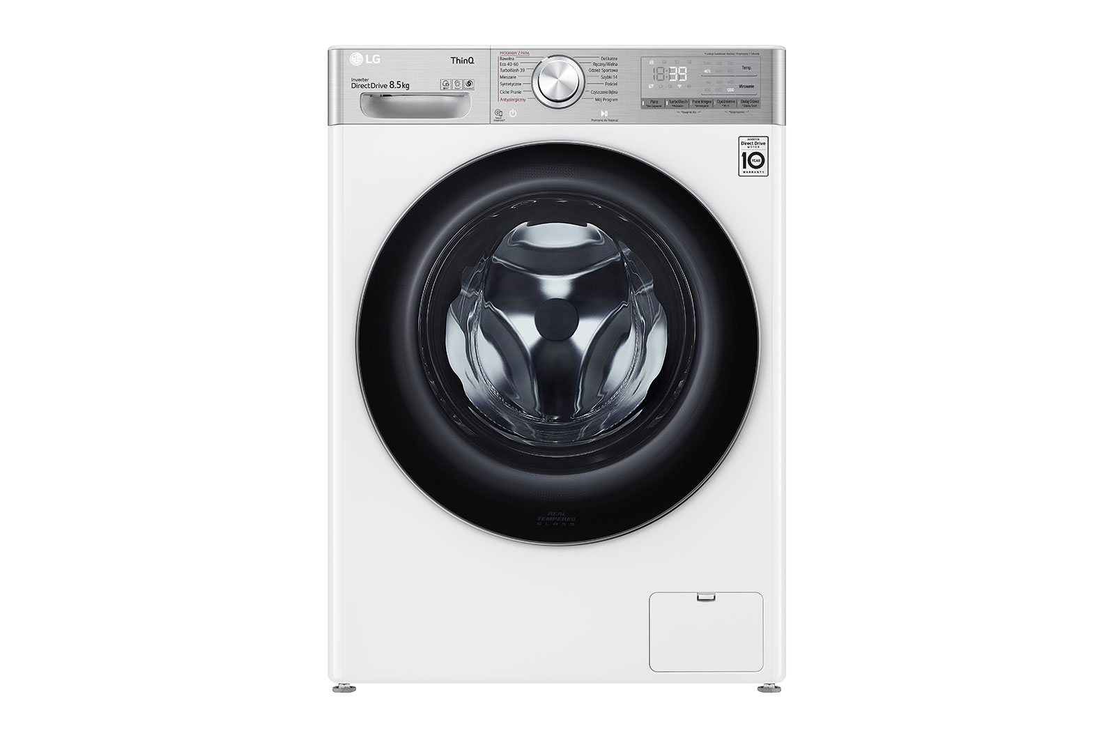 LG Pralka LG Vivace | V900 | biała | slim 8,5kg | Steam+ | 1200 rpm |TurboWash 360 | ThinQ | F2WV9S8P2E, F2WV9S8P2E