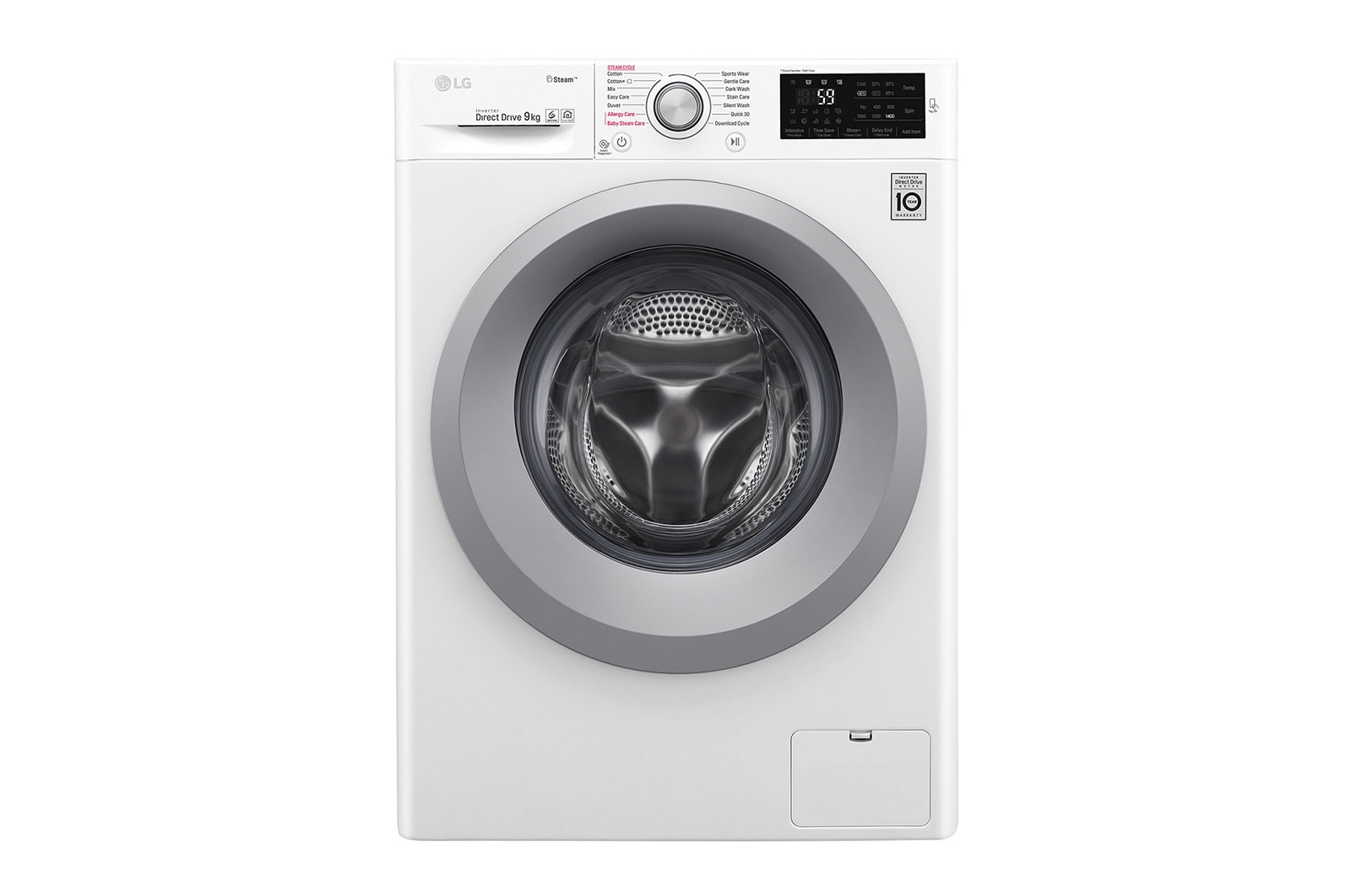 LG Pralka LG C5 9kg Steam 1400rpm F4J5VY4W, F4J5VY4W