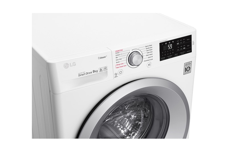 LG Pralka LG C5 9kg Steam 1400rpm F4J5VY4W, F4J5VY4W