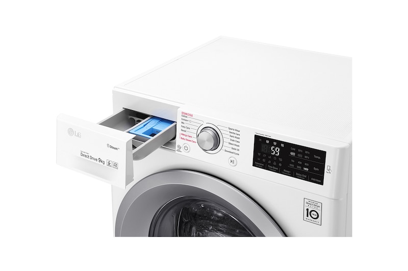 LG Pralka LG C5 9kg Steam 1400rpm F4J5VY4W, F4J5VY4W