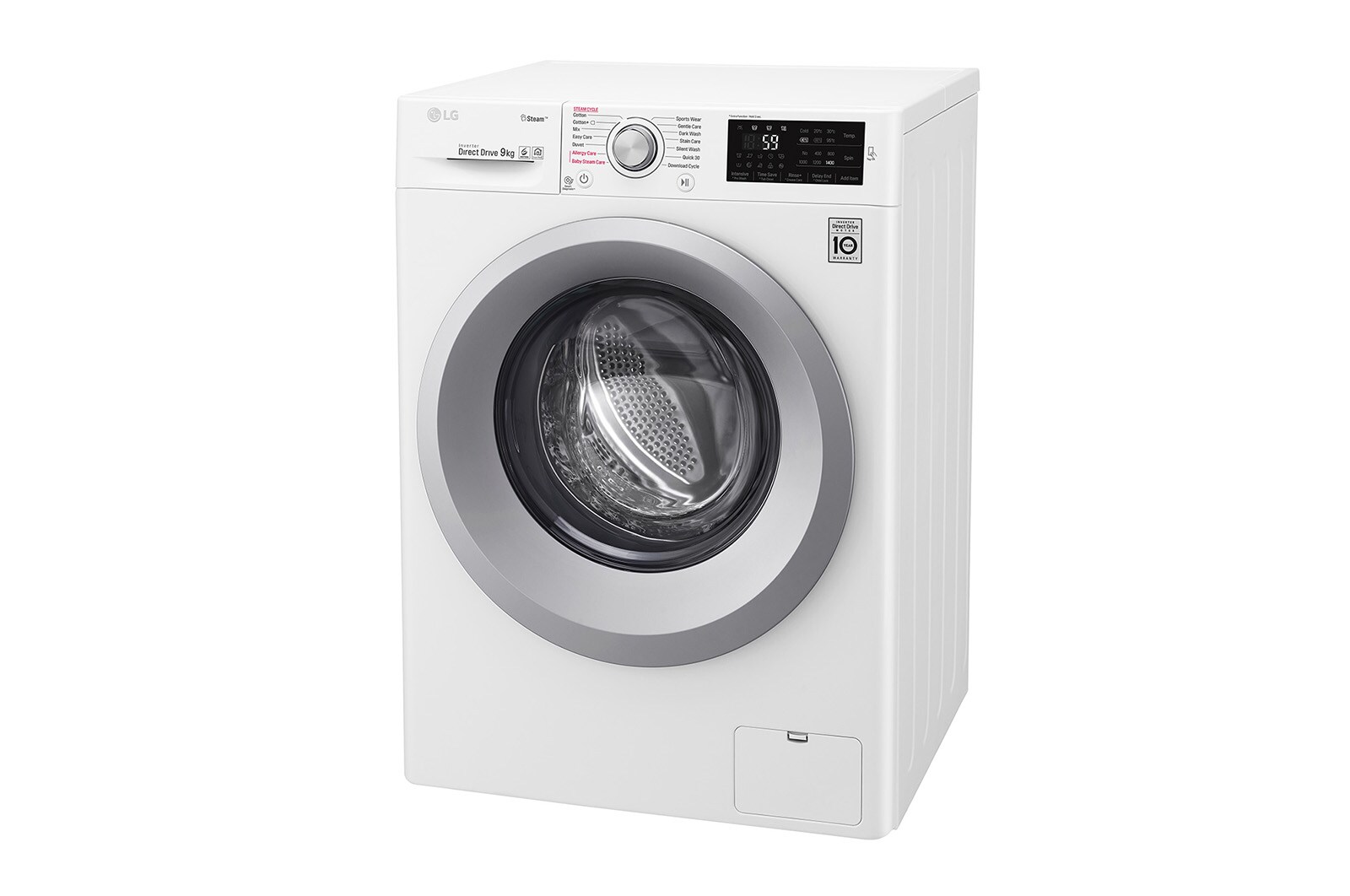 LG Pralka LG C5 9kg Steam 1400rpm F4J5VY4W, F4J5VY4W
