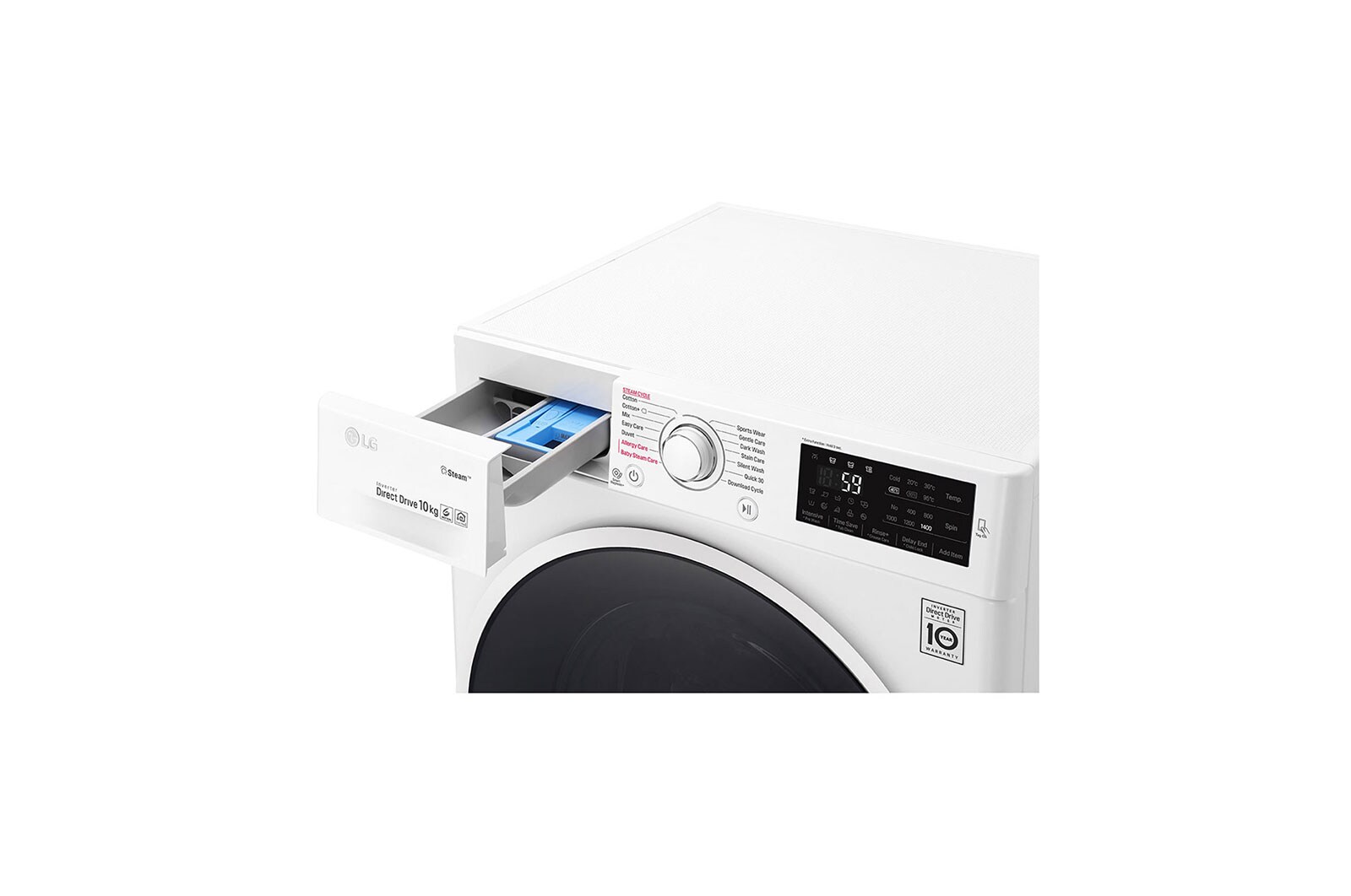 LG Pralka C4 Steam 1400rpm 10kg, F4J6JY0W