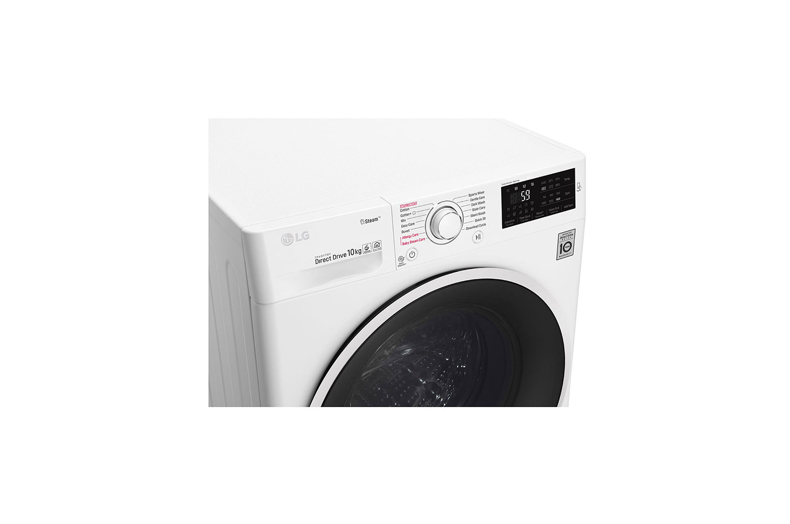 LG Pralka C4 Steam 1400rpm 10kg, F4J6JY0W