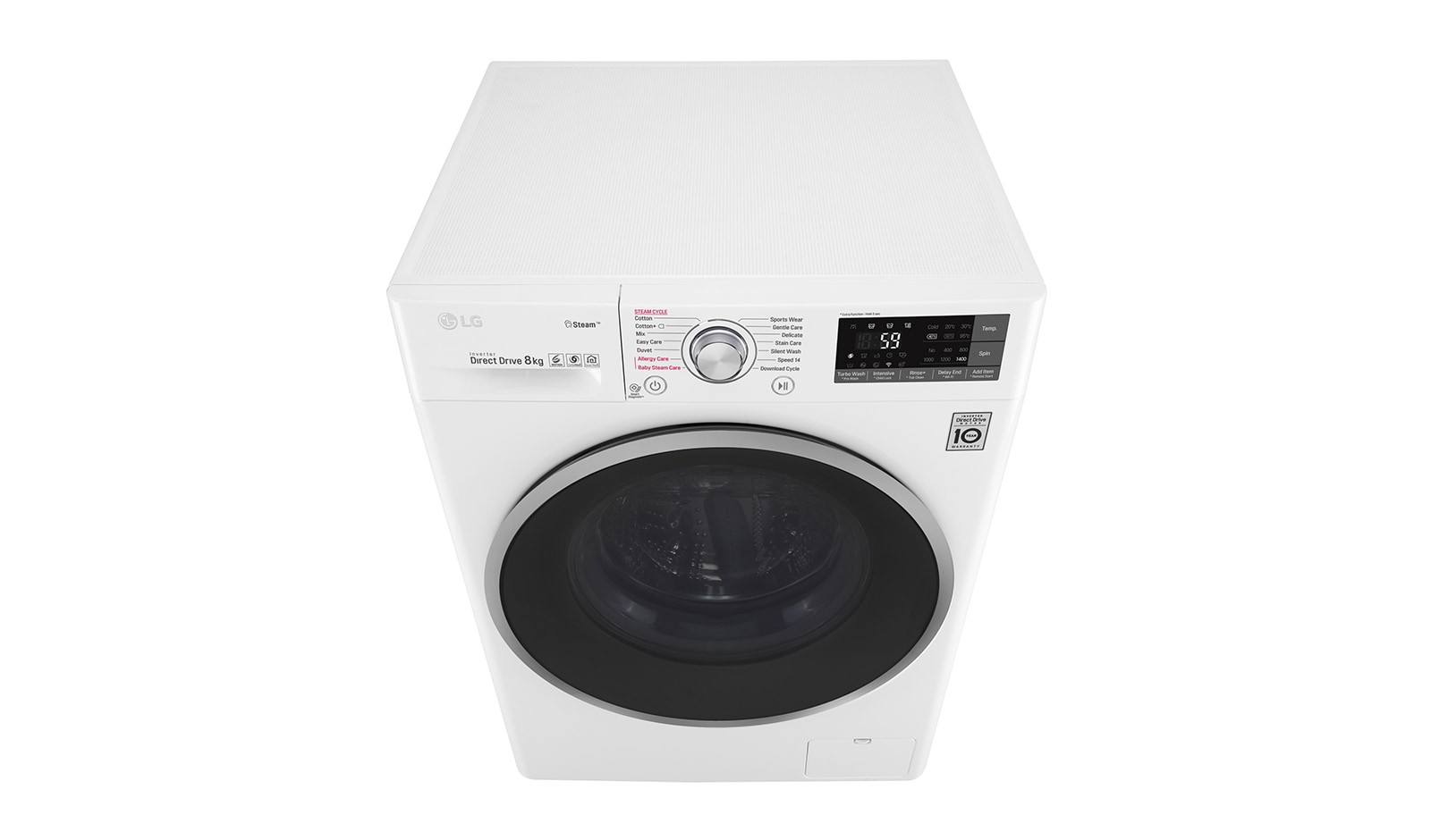 LG Pralka C3 SteamSpa 1400rpm 8kg, F4J7TY1W