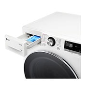 LG Pralka LG | biała | 10 kg | 1400 obr. / min. | Steam | TurboWash 360 | ThinQ | AIDD | F4W10722W, F4W10722W