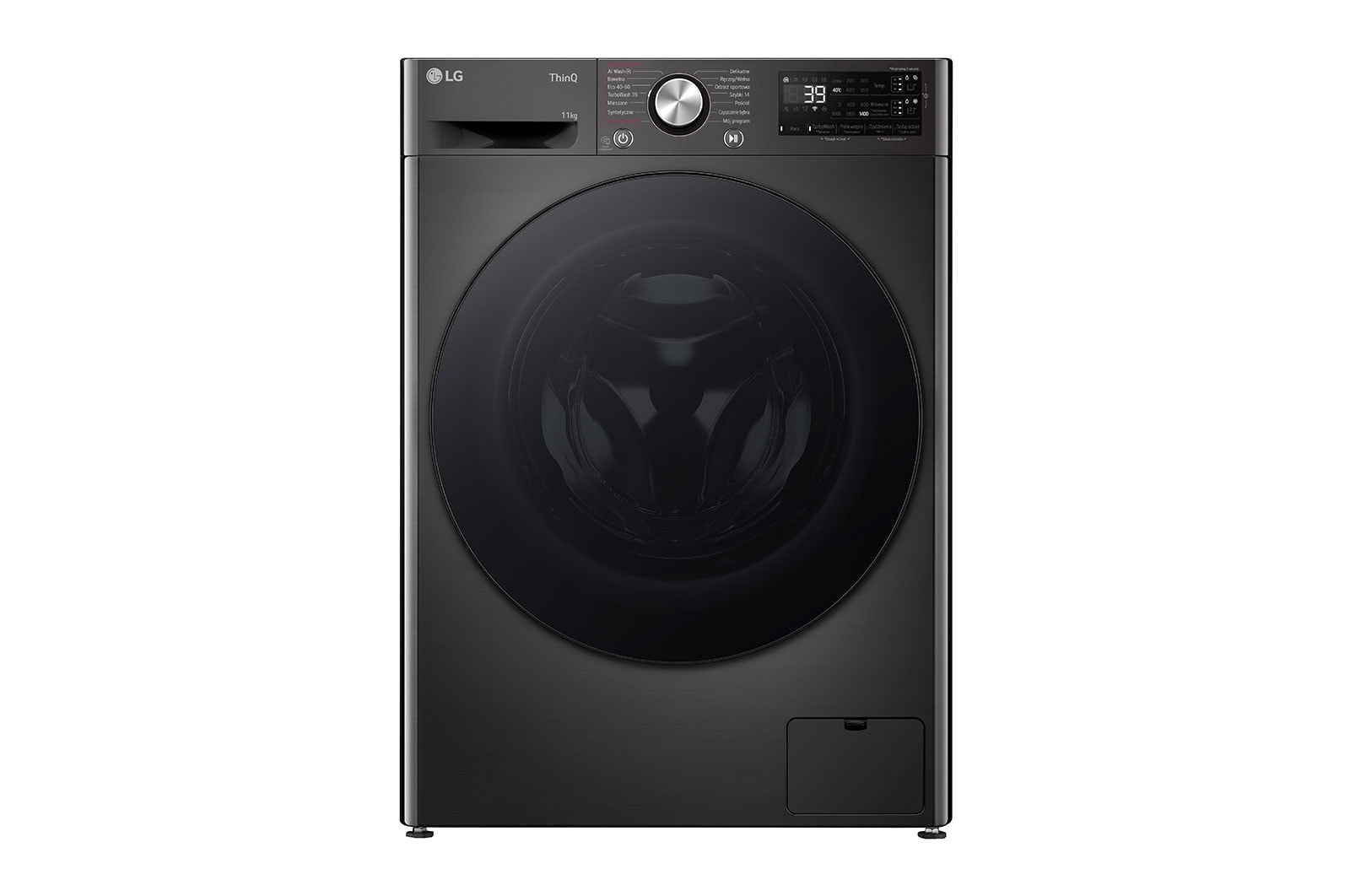 LG Pralka LG Vivace | R750 | czarna | 11 kg | 1400 rpm | ezDispense | TurboWash 360 | ThinQ | AIDD | F4W1175YE, F4W1175YE