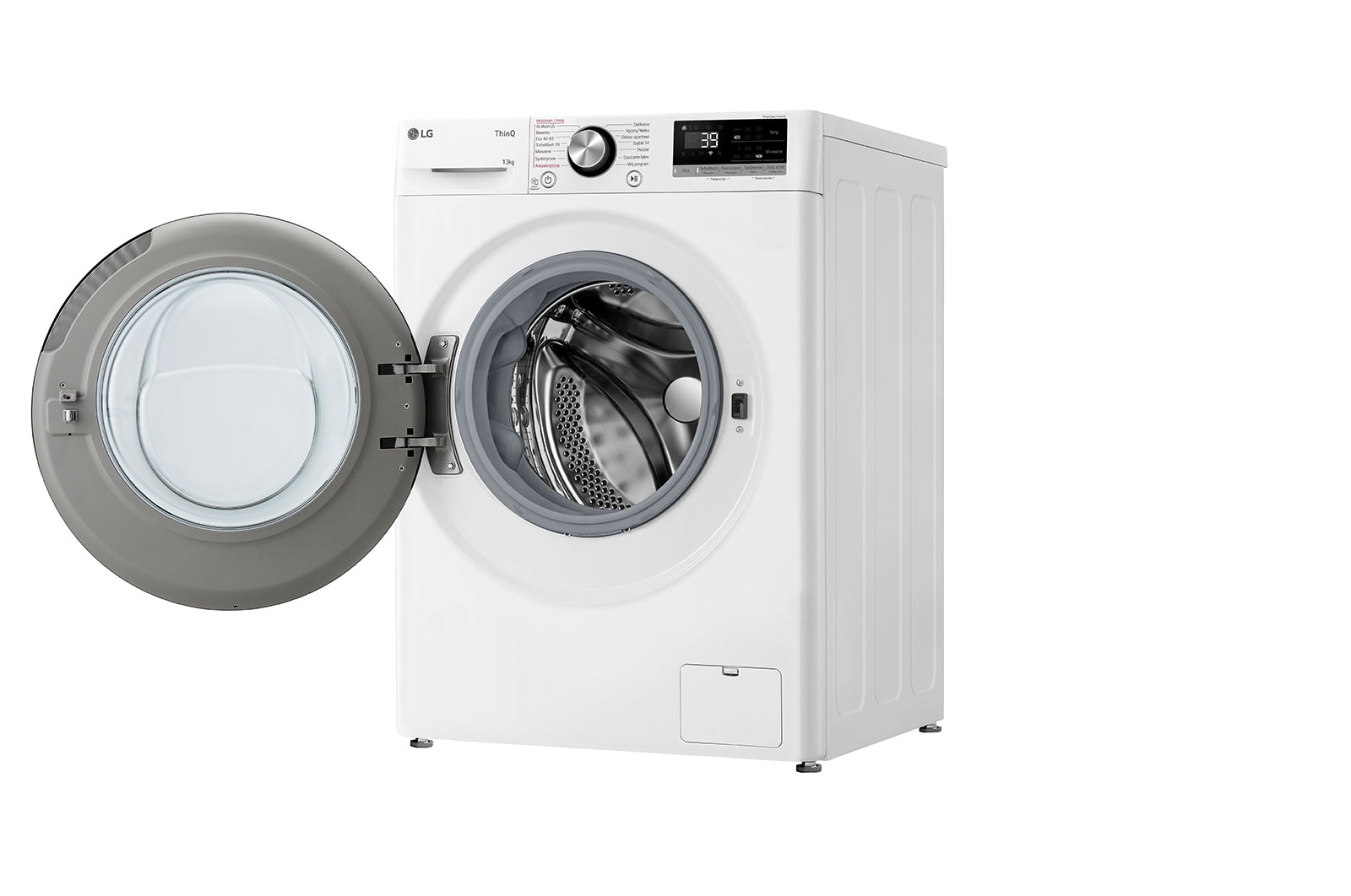 LG  Pralka LG Vivace | R700 | biała | 13 kg | 1400 rpm | Steam | TurboWash 360 | ThinQ | AIDD | F4W1372YW, F4W1372YW