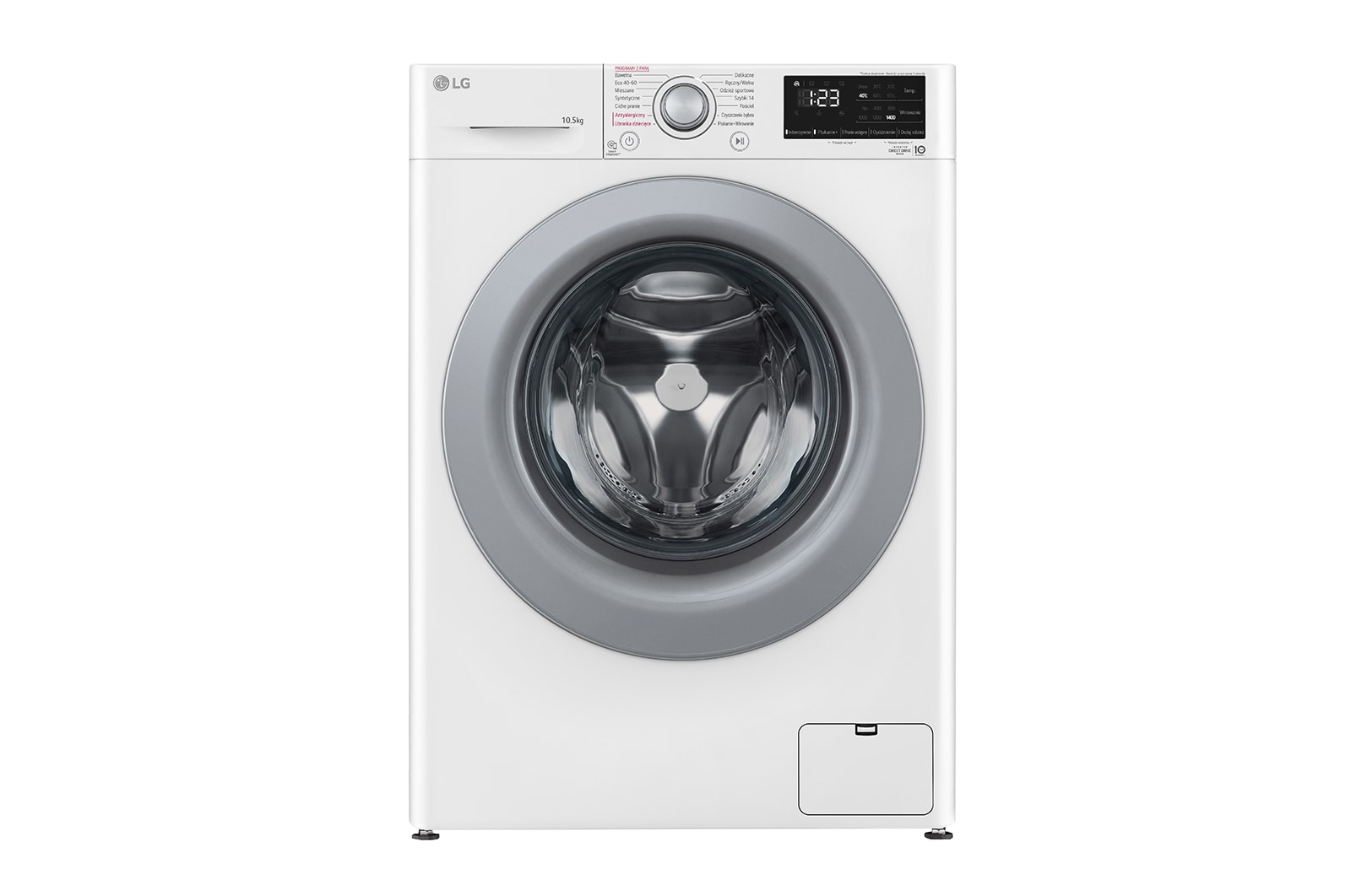 LG Pralka LG Vivace | biała | V300 | 10,5kg | Steam | 1400 rpm | biała | AIDD | F4WV310S4A, F4WV310S4A