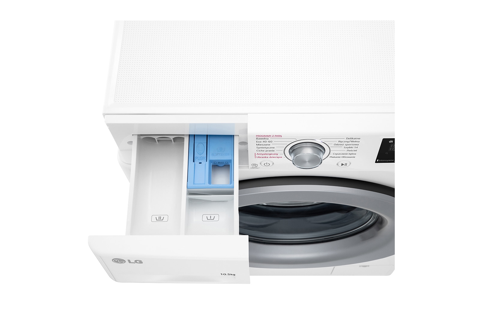 LG Pralka LG Vivace | biała | V300 | 10,5kg | Steam | 1400 rpm | biała | AIDD | F4WV310S4A, F4WV310S4A