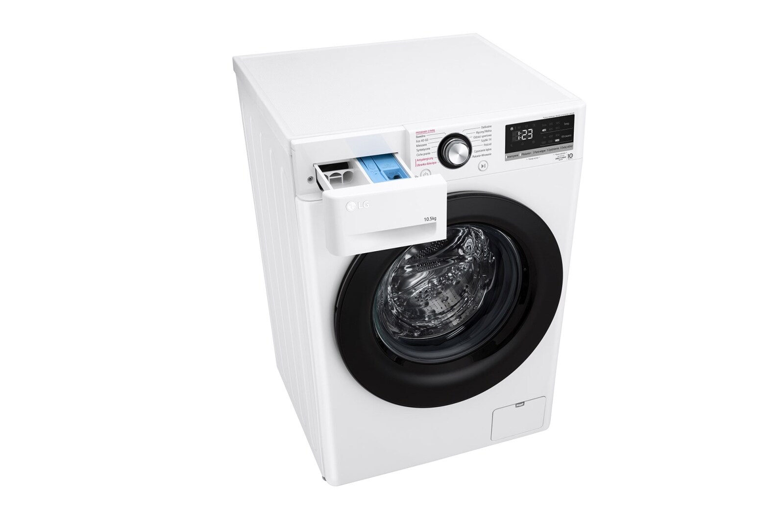 LG Pralka LG Vivace | biała | V300 | 10,5kg | Steam | 1400 rpm | AIDD | F4WV310S6A, F4WV310S6A