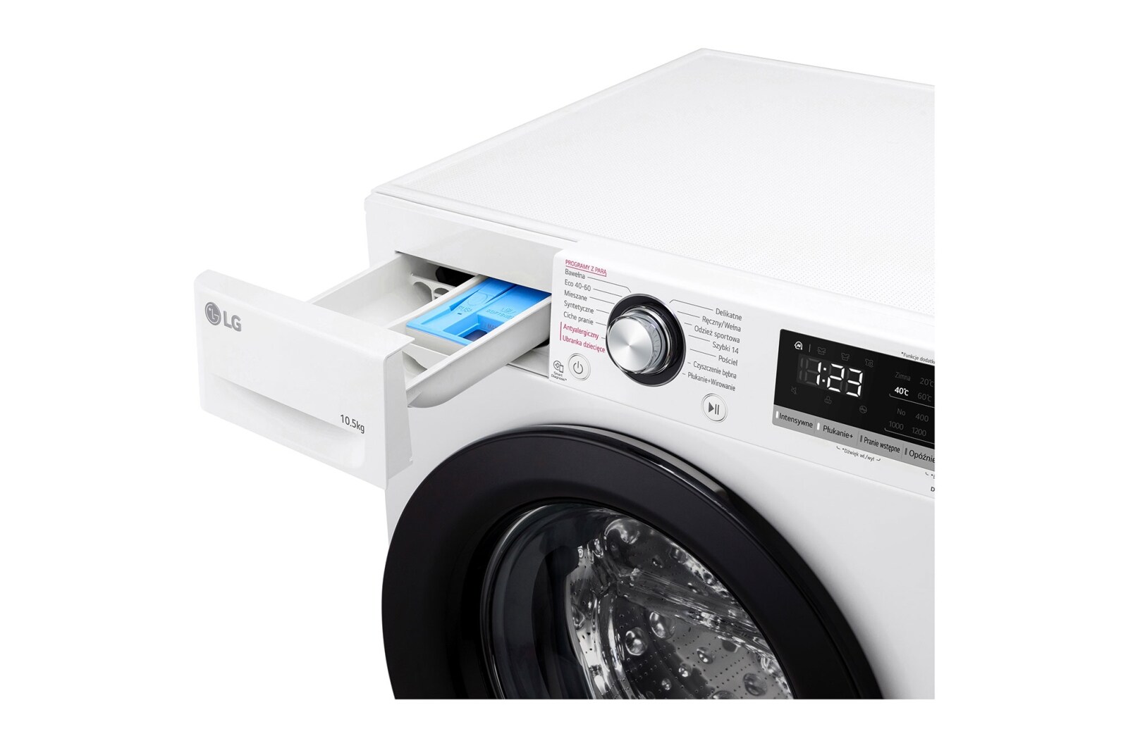 LG Pralka LG Vivace V300 10,5kg Steam 1400rpm F4WV310S6E, F4WV310S6E