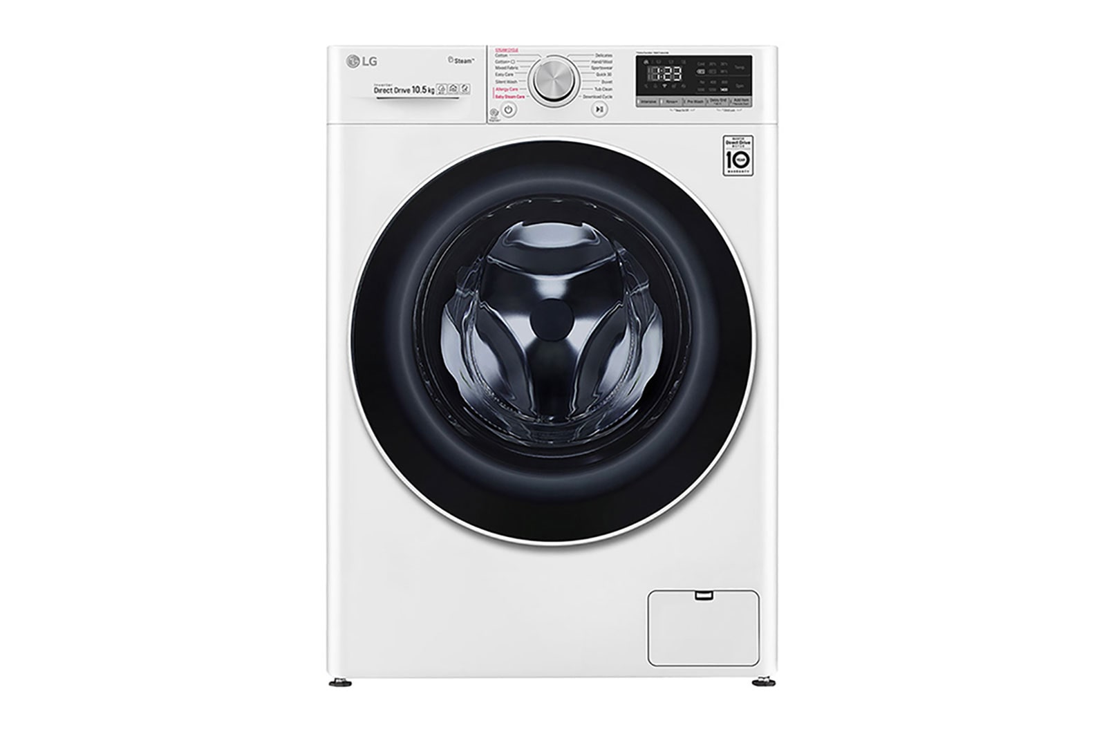 LG Pralka LG Vivace V500 10,5kg Steam 1400rpm ThinQ F4WV510S0, F4WV510S0