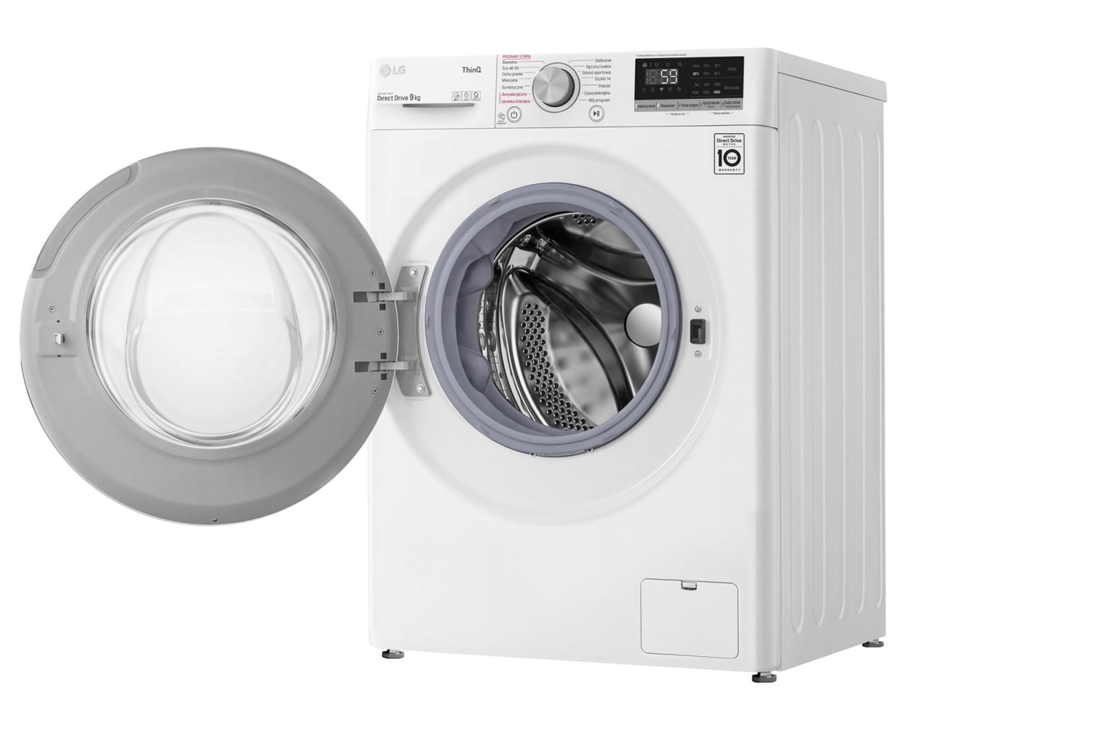 LG Pralka LG Vivace V500 9kg Steam 1400rpm ThinQ F4WV5N9S0E, F4WV5N9S0E