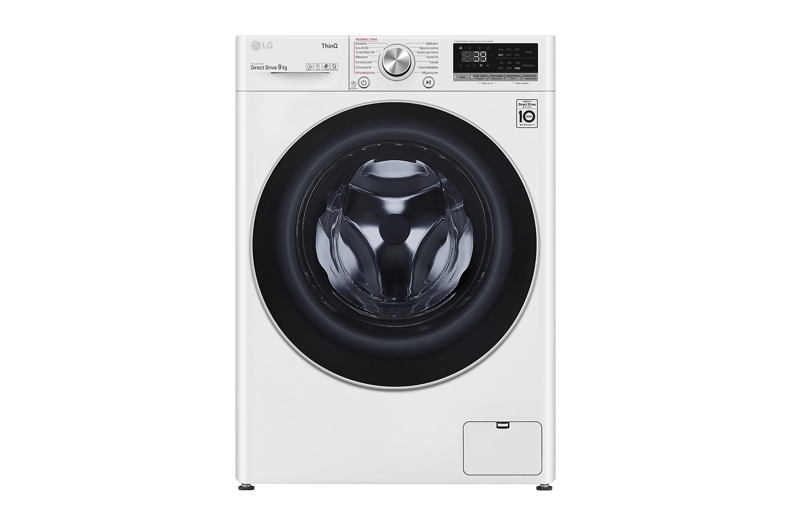 LG Pralka LG Vivace | V700 | biała | 9kg | Steam | 1400 rpm | ThinQ | AIDD | F4WV709S1BE, F4WV709S1BE