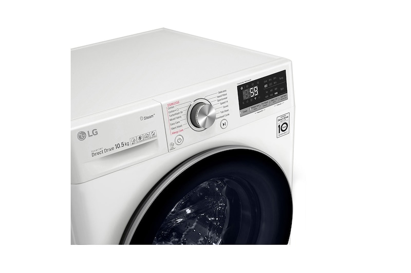 LG Pralka LG Vivace V700 10,5kg Steam+ 1400rpm ThinQ F4WV710P1, F4WV710P1