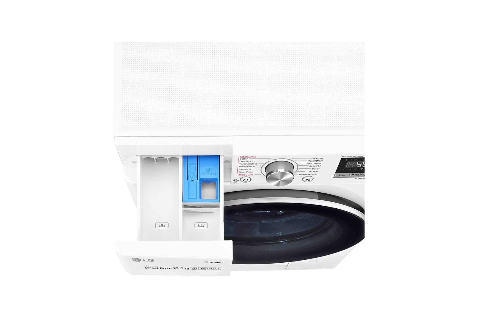 LG Pralka LG Vivace V700 10,5kg Steam+ 1400rpm ThinQ F4WV710P1, F4WV710P1