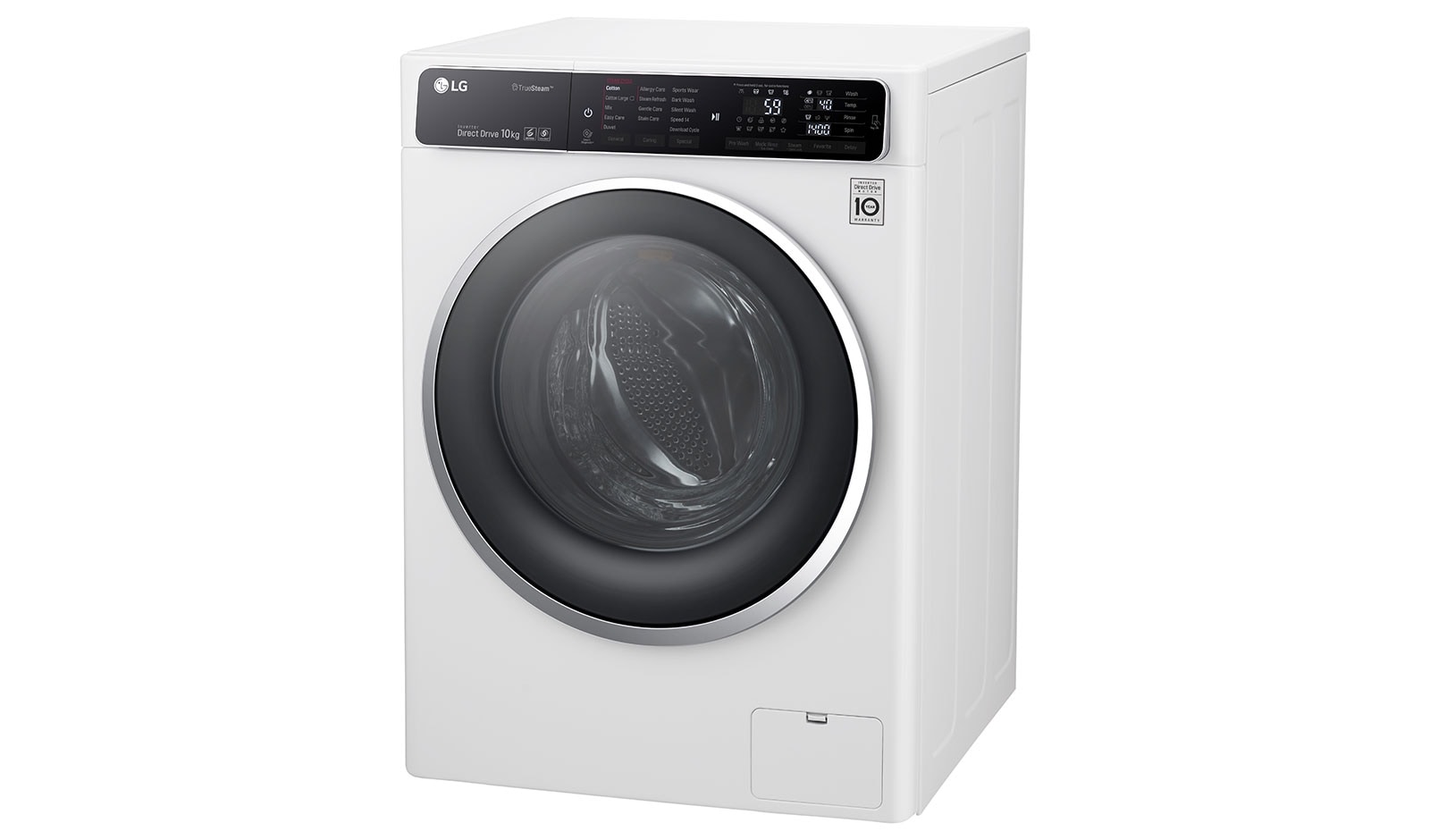 LG Pralka parowa 10kg 2.0 Turbo Wash, FH4U1JBS2