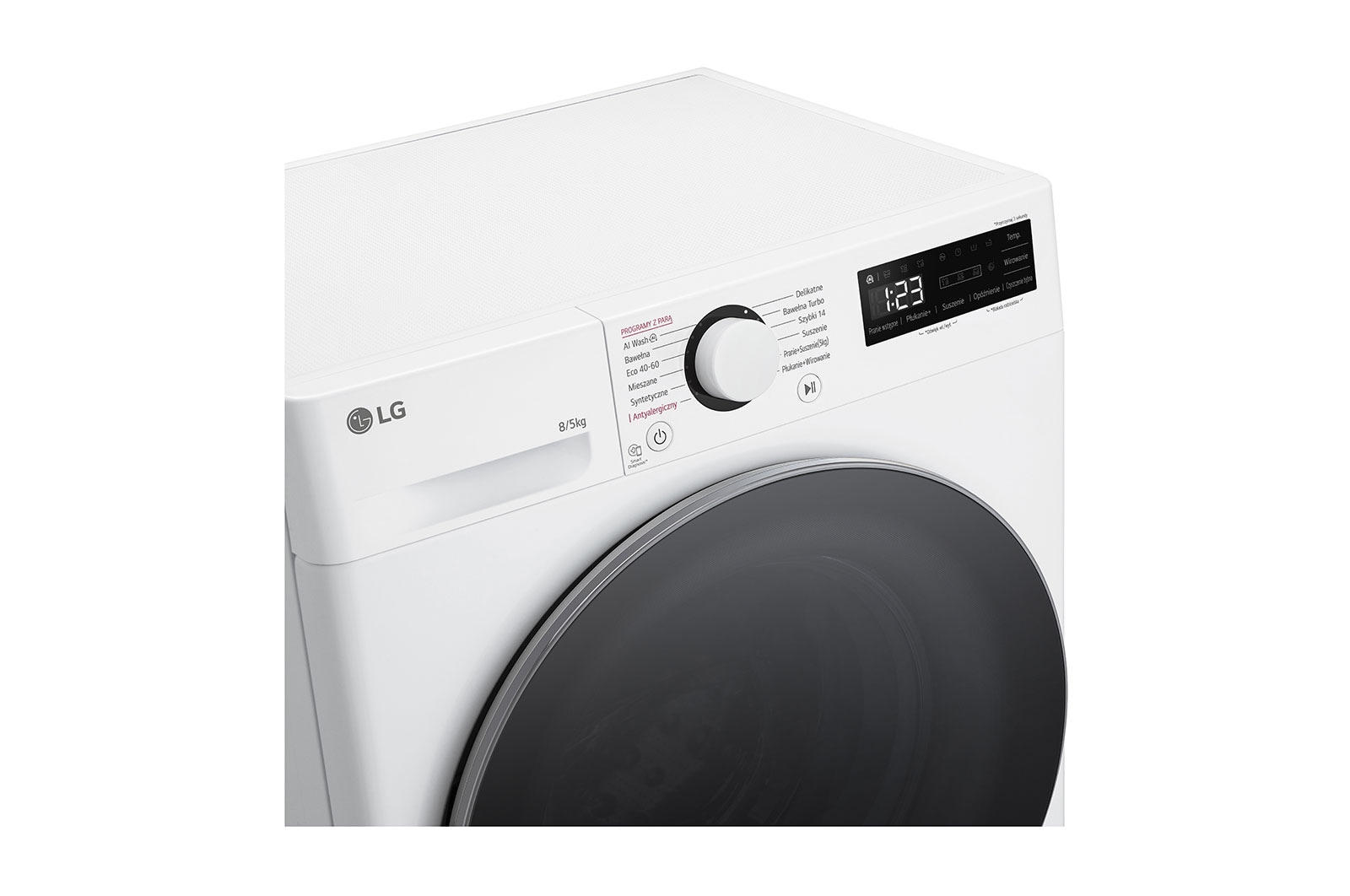 LG Pralko-suszarka LG Vivace | biała | slim 8/5 kg | 1200 obr. | Steam | AIDD | F2D85501W, F2D85501W
