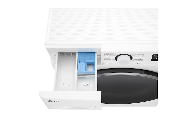 LG Pralko-suszarka LG Vivace | biała | slim 8/5 kg | 1200 obr. | Steam | AIDD | F2D85501W, F2D85501W
