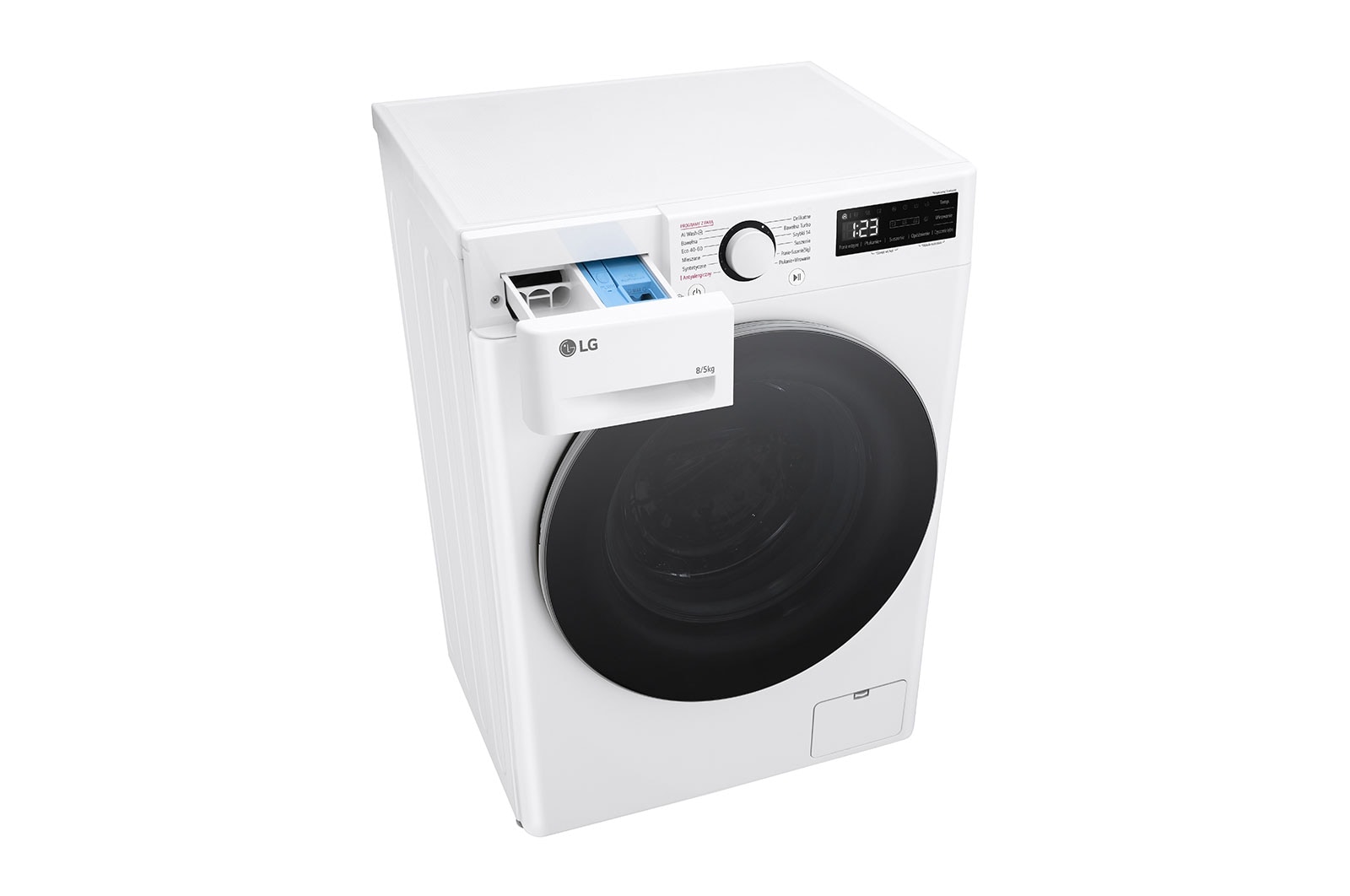 LG Pralko-suszarka LG Vivace | biała | slim 8/5 kg | 1200 obr. | Steam | AIDD | F2D85501W, F2D85501W