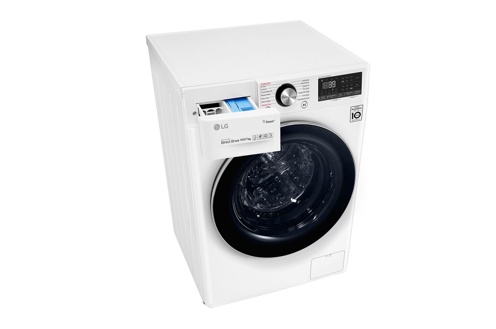 LG Pralko-suszarka LG Vivace V900 10,5/7 kg Steam+ 1400rpm ThinQ F4DV910H2, F4DV910H2