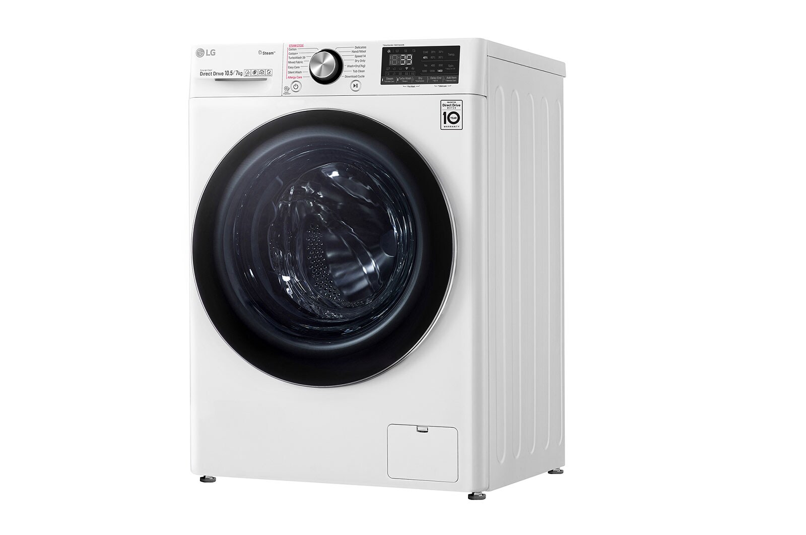 LG Pralko-suszarka LG Vivace V900 10,5/7 kg Steam+ 1400rpm ThinQ F4DV910H2, F4DV910H2