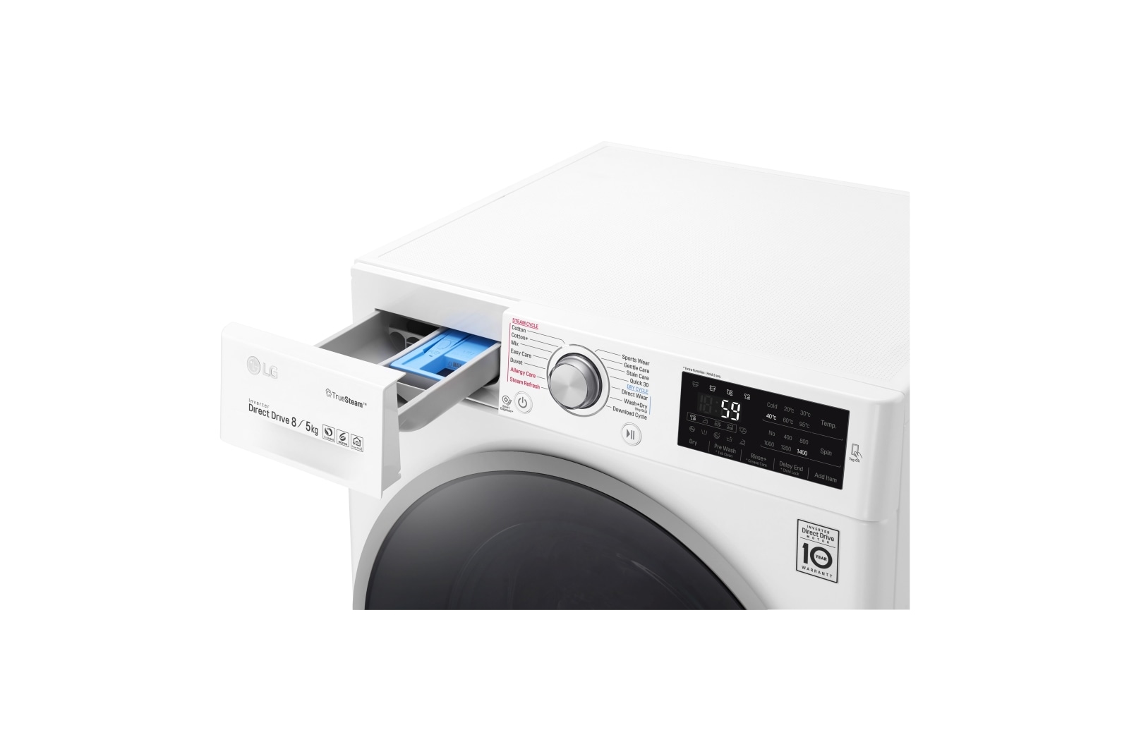 LG Pralkosuszarka C3 TrueSteam 1400rpm 8/5kg, F4J7TH1W