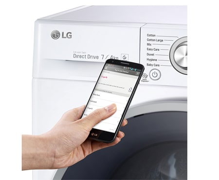 LG 7/4 kg, Direct Drive, 6 Motion, 1200obr/min, NFC, FH2U2HDM1N